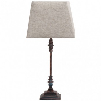 Distribuidor - Lâmpadas Diversas | Sobre Mesas Decoração | SOBREMESA SHUBUNKIN 1XE27 MARRON RUSTICO 54.5X25X25 CM Ref: 134171002